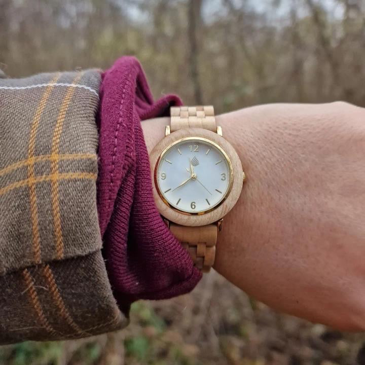 the birch - ladies wood watch