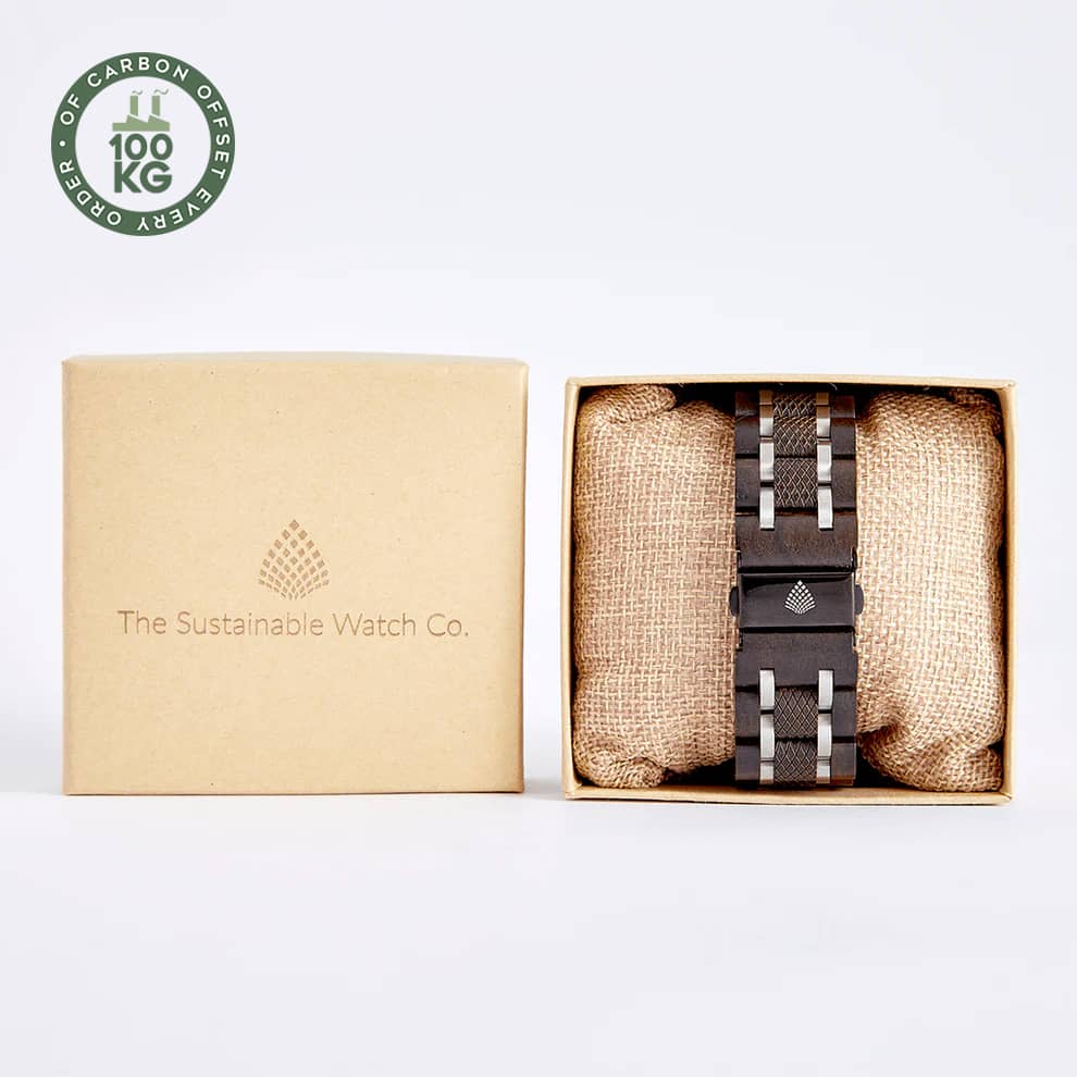 The Ebony Apple Watch Strap - The Sustainable Watch Company