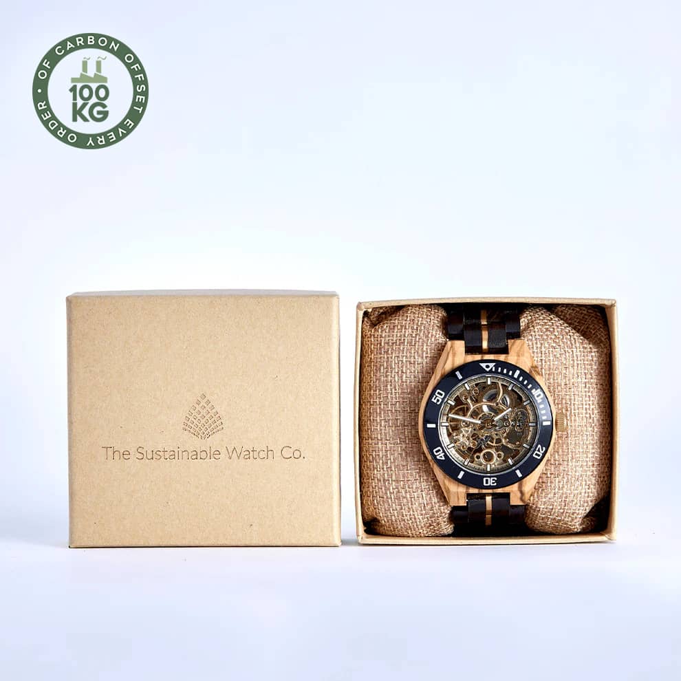 The Rosewood: Wood Watch for Men - The Sustainable Watch Company