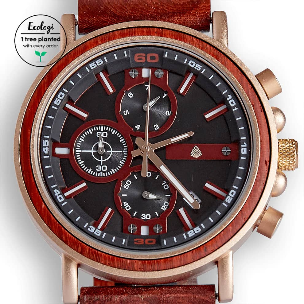 The Redwood: Wood Watch for Men - The Sustainable Watch Company