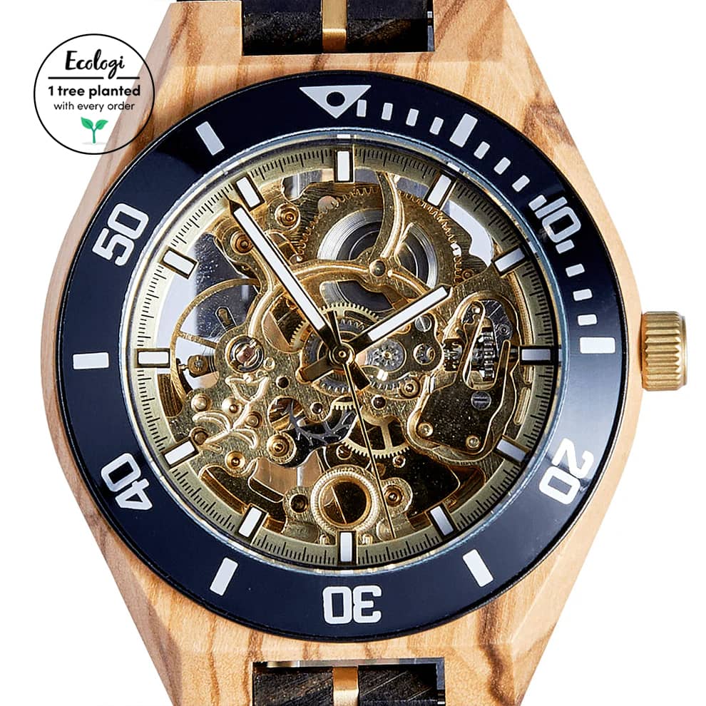 The Rosewood: Wood Watch for Men - The Sustainable Watch Company