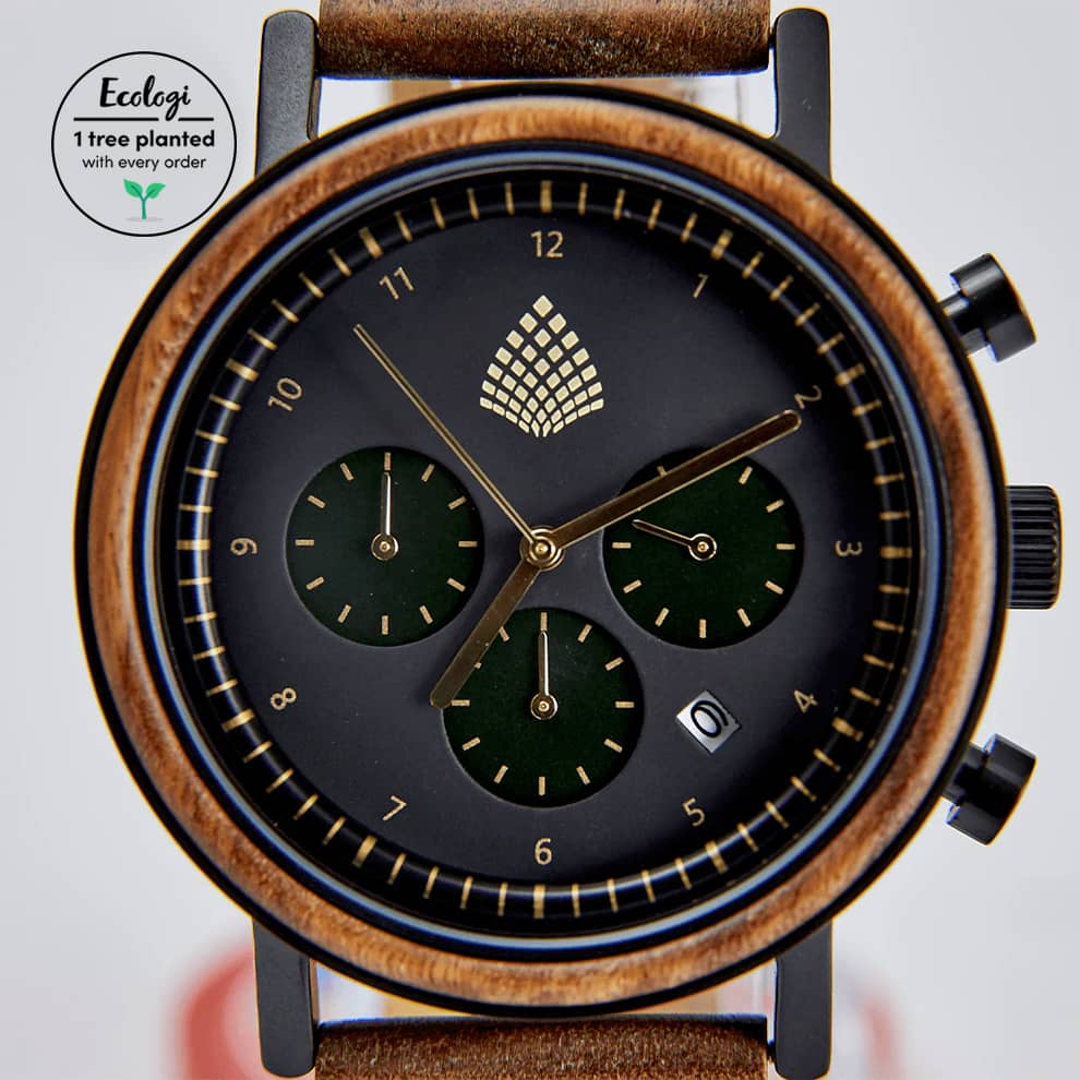 The Cedar: Wood Watch for Men - The Sustainable Watch Company
