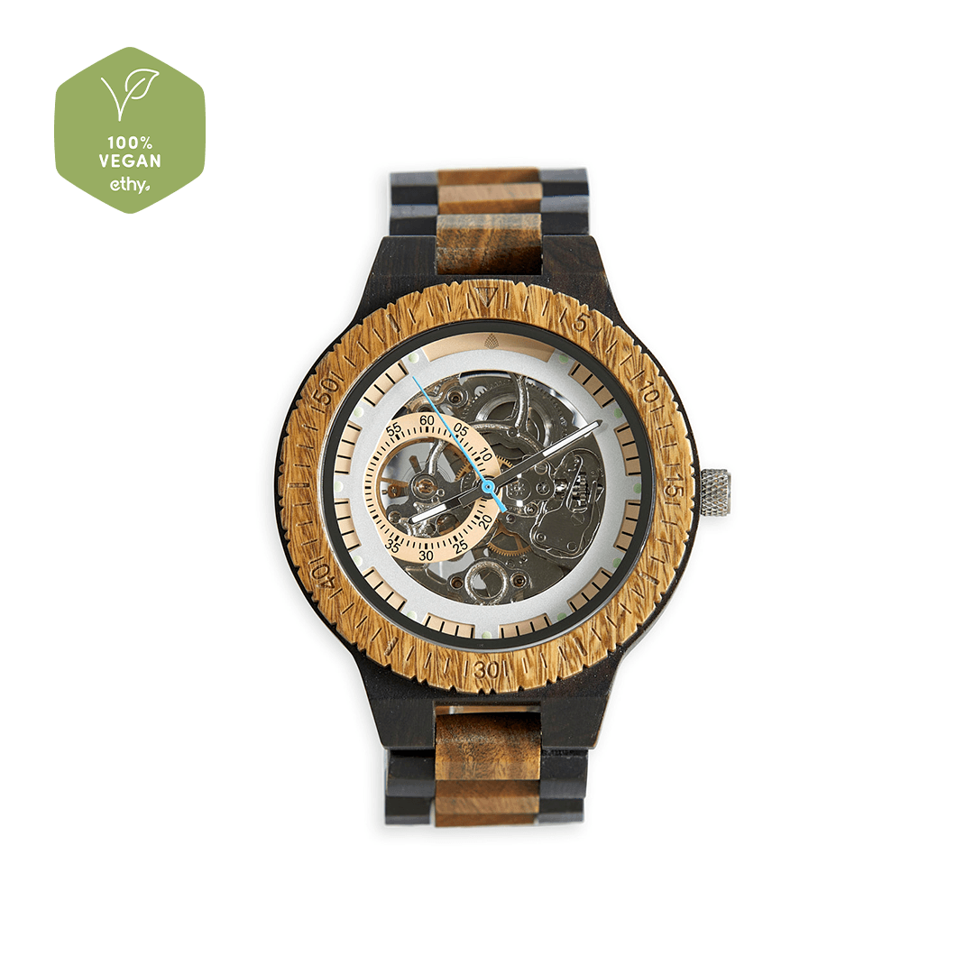 The Hemlock: Wood Watch for Men - The Sustainable Watch Company