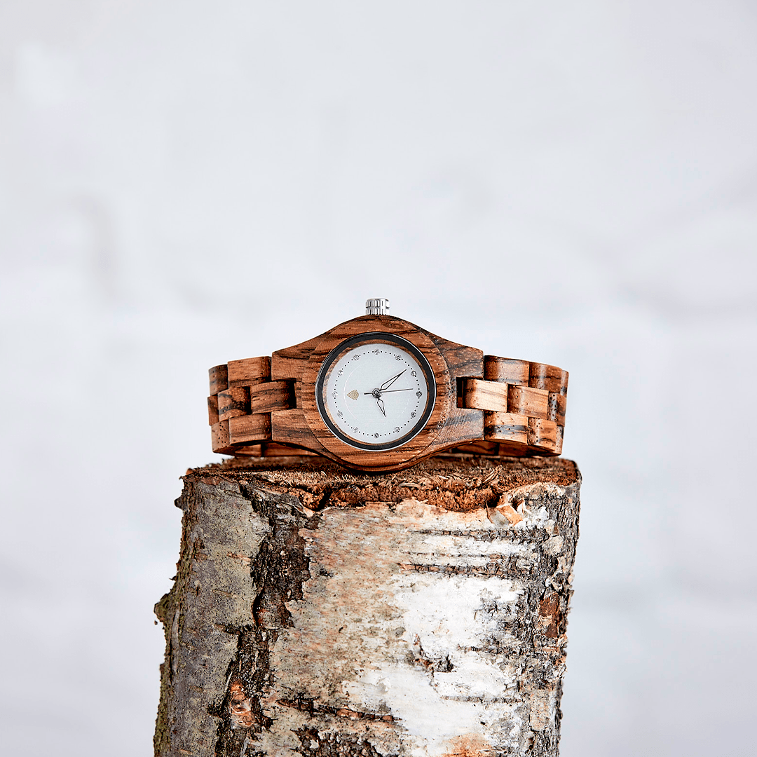 The Pine Wood Watch for Women – The Sustainable Watch Company
