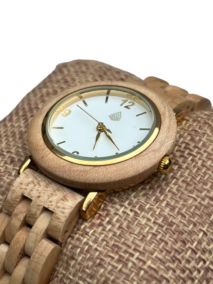 Vegan and Sustainable Watch - hand crafted from natural wood