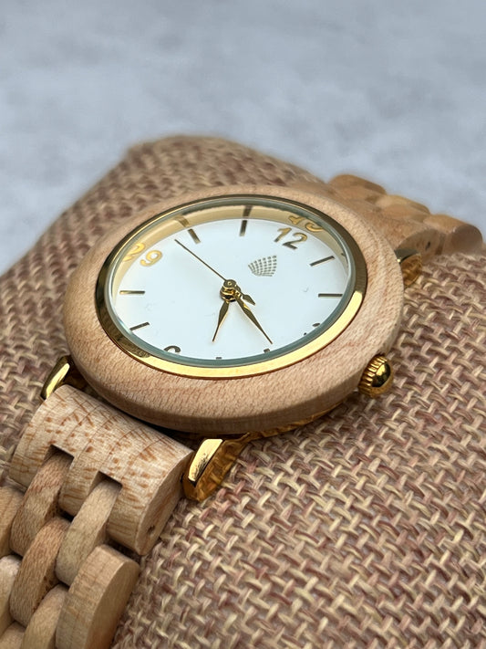 The Birch Natural Wood Watch for Women