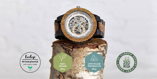 The Hemlock wooden watch and sustainability credentials