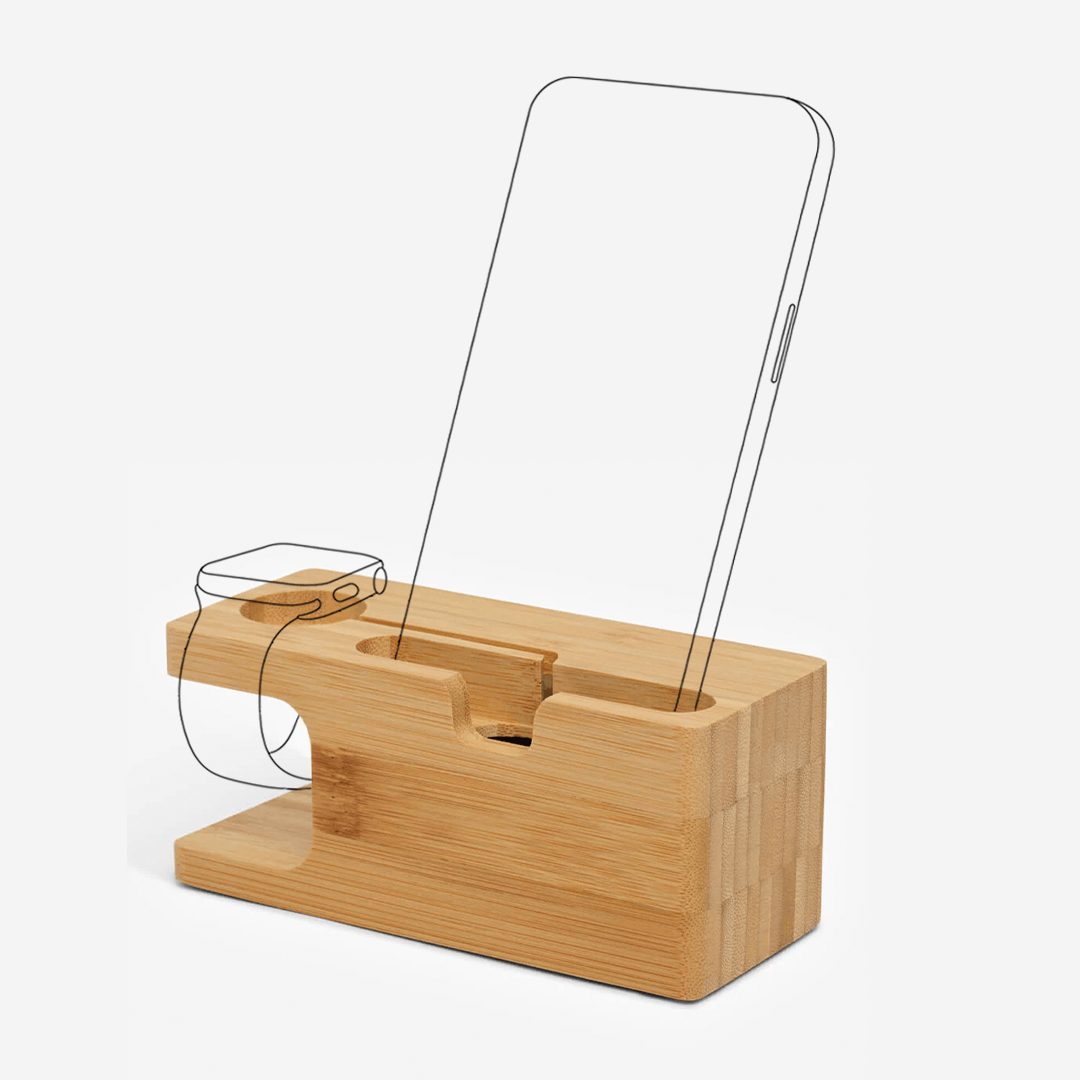 Bamboo Charging Station - The Sustainable Watch Company