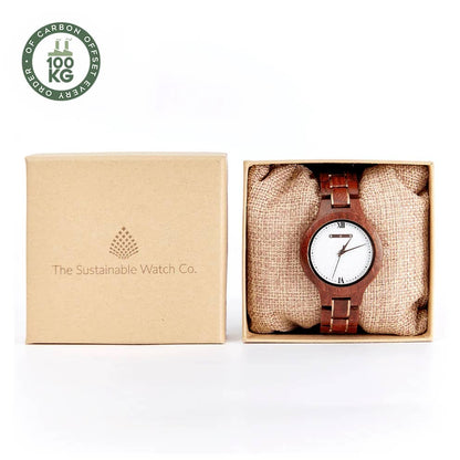 The Magnolia: Wood Watch for Women - The Sustainable Watch Company