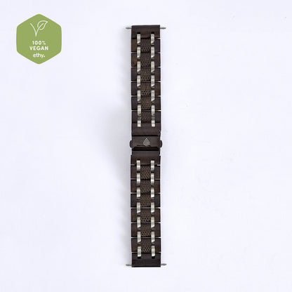 The Ebony Watch Strap 22mm Lug - The Sustainable Watch Company