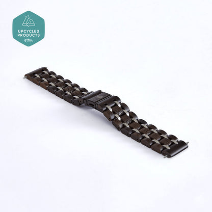 The Ebony Watch Strap 22mm Lug - The Sustainable Watch Company