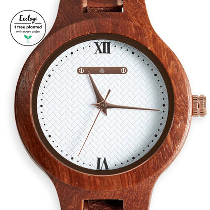 The Magnolia: Wood Watch for Women - The Sustainable Watch Company