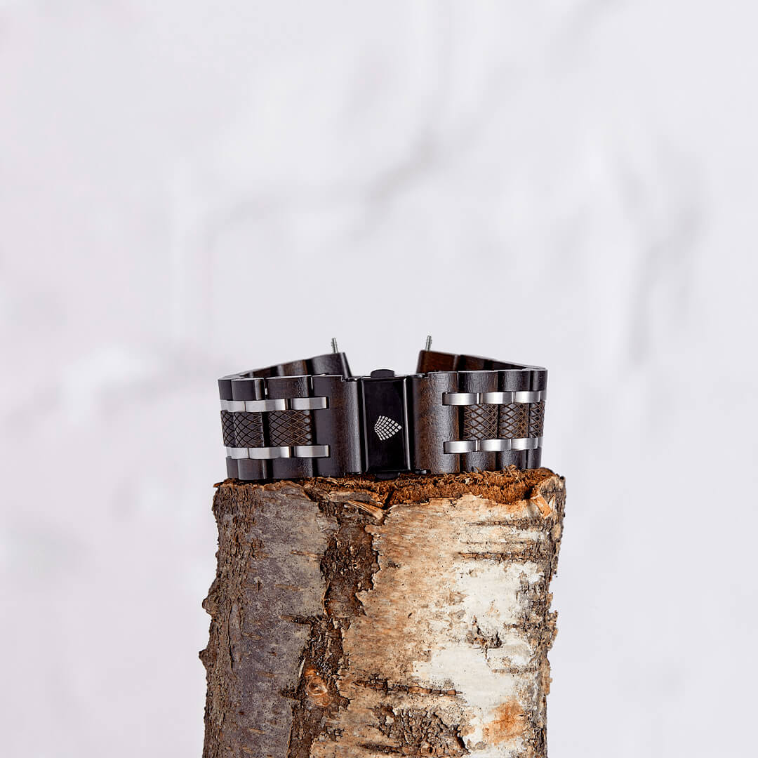 The Ebony Watch Strap 22mm Lug - The Sustainable Watch Company