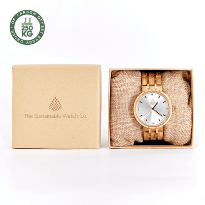The Teak: Wood Watch - The Sustainable Watch Company