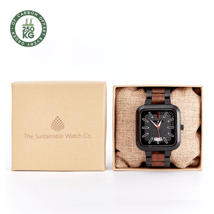 The Hickory: Wood Watch for Men - The Sustainable Watch Company