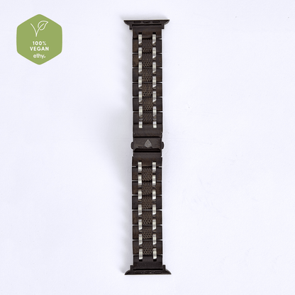 The Ebony Apple Watch Strap - The Sustainable Watch Company