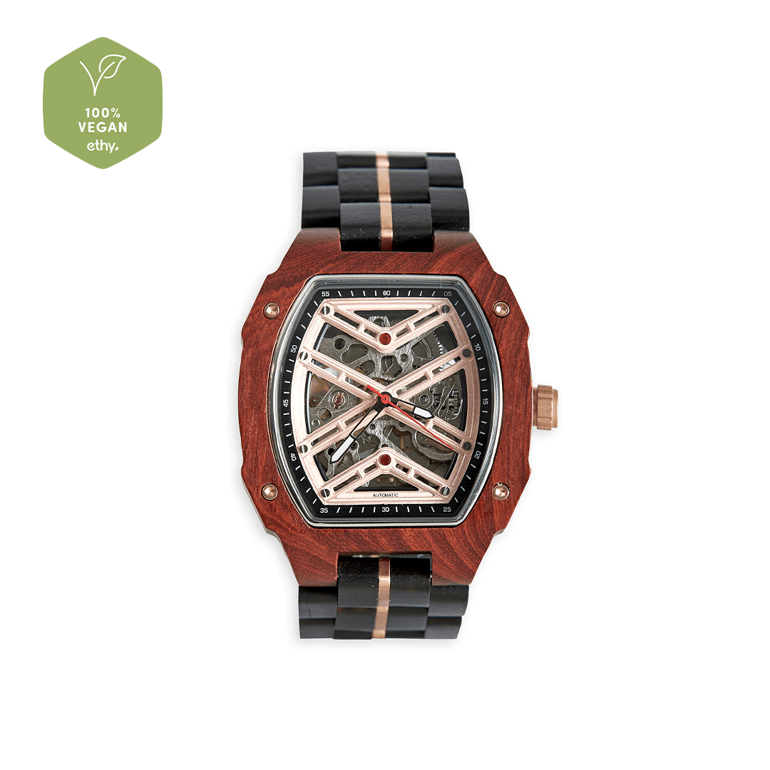 The Mahogany: Wood Watch for Men - The Sustainable Watch Company