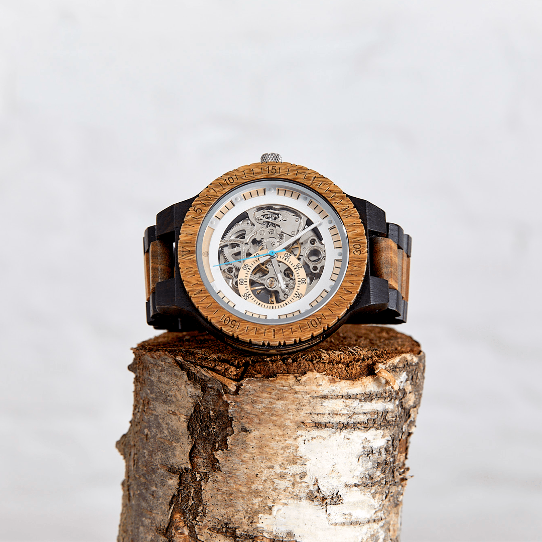 The Hemlock: Wood Watch for Men - The Sustainable Watch Company